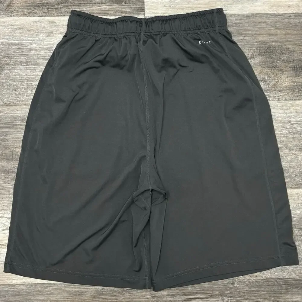 Niki Dri Fit NFL Pittsburgh Steelers Gray Mens S Sporty Training Football Shorts